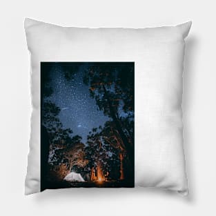 Camping Images Pillow