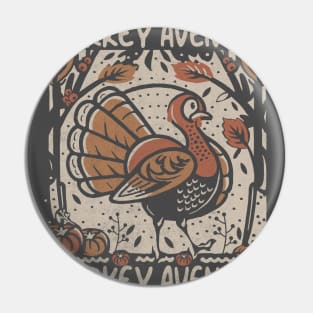 Turkey Avenger Pin