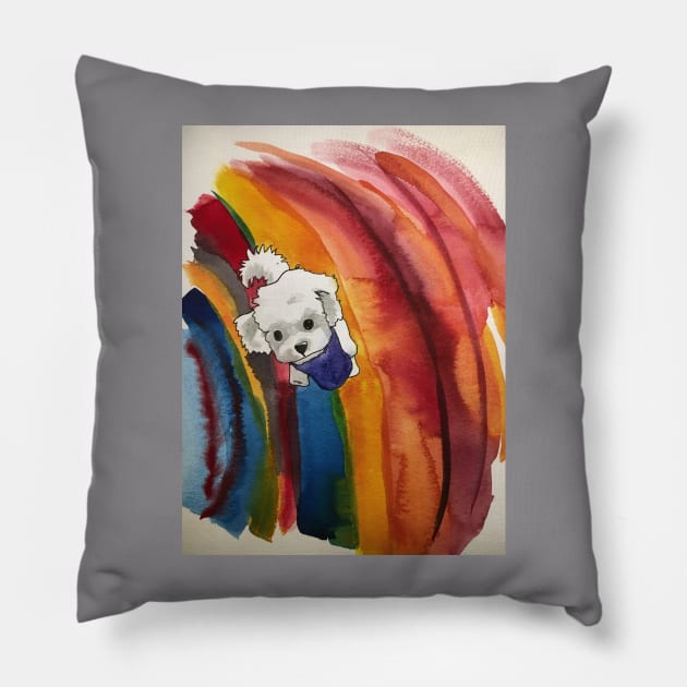 Butters the Dog Pillow by ElizaC