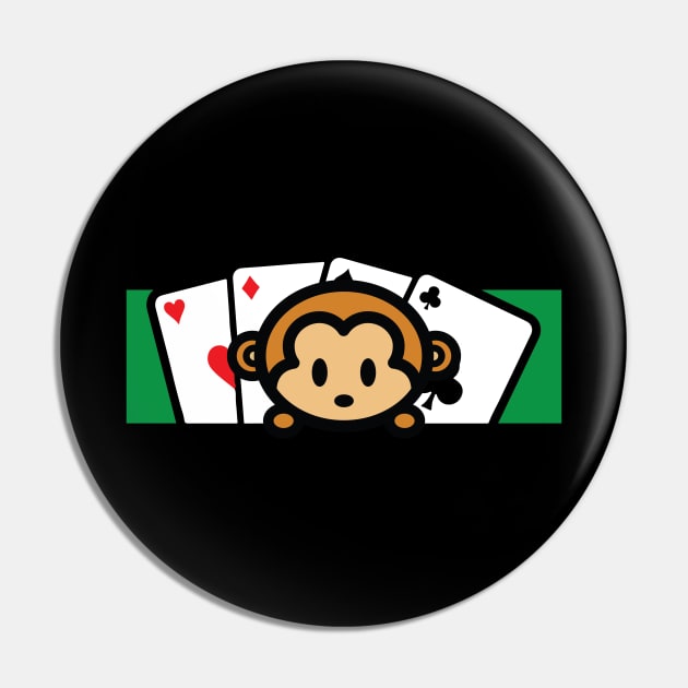 Poker Monkey Pin by Bambu