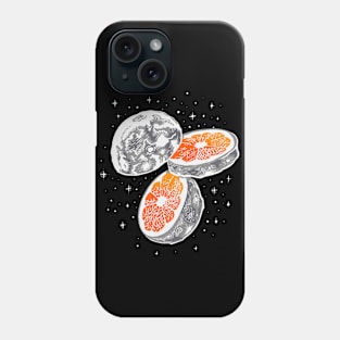 Moon Orange Phone Case