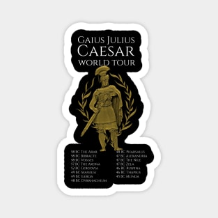 Gaius Julius Caesar World Tour Magnet