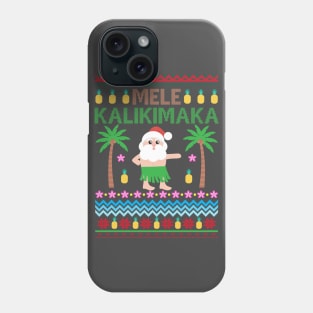 Mele Kalikimaka Hawaiian Merry Christmas Song Holiday Phone Case