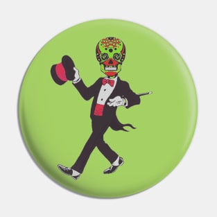 Skeletor in Black Tie Pin