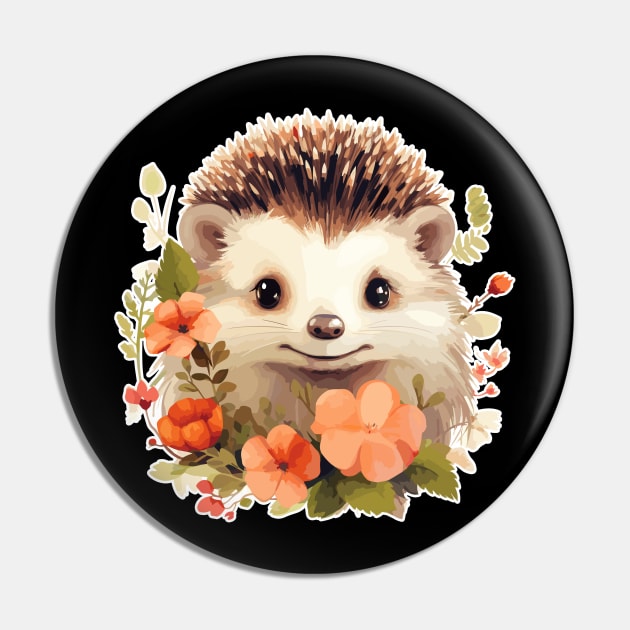 Cute hedgehog Pin by Onceer