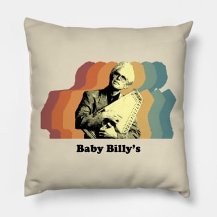 Baby Billy's Shadow Vintage Retro Pillow