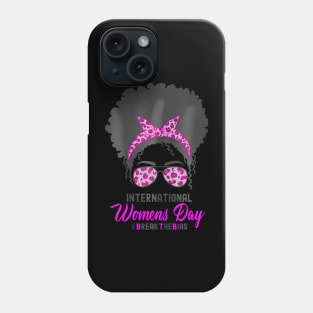 International Womens Day 2024 Break The Bias Black Womens Phone Case