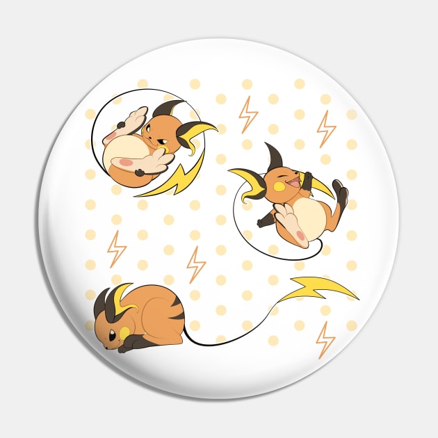 Electric Rodent Pin by pigdragon