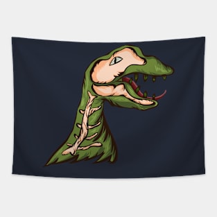 green dinosaur Tapestry