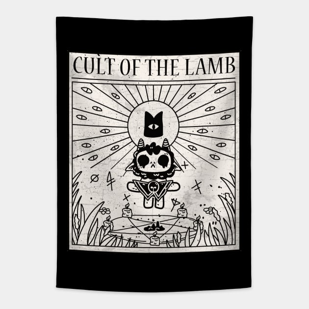 Cult Of The Lamb Tapestry by valentinahramov