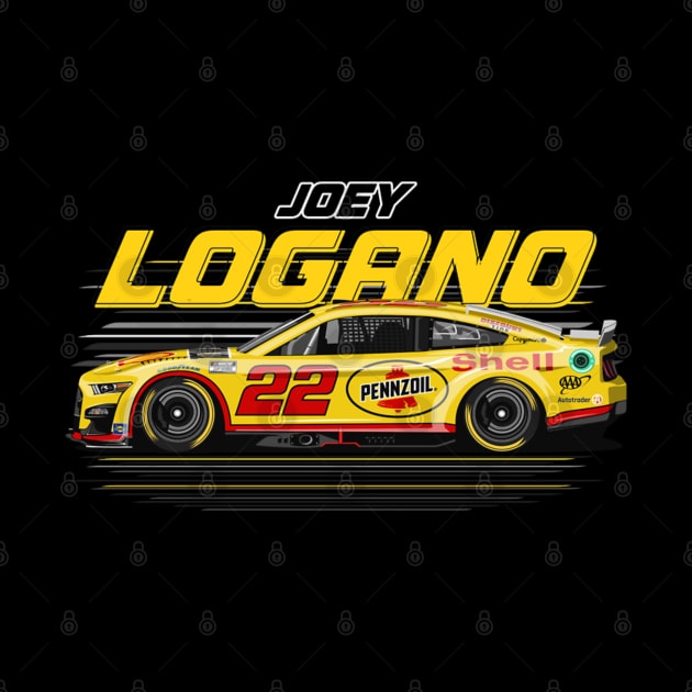 Joey Logano #22 Mustang by stevenmsparks