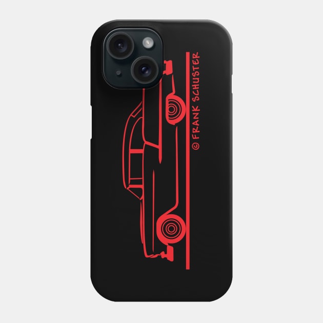 1955 Chevy Sedan  Two Door Post Phone Case by PauHanaDesign