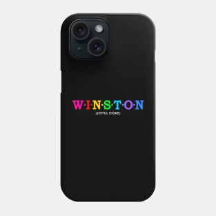 Winston - Joyful Stone Phone Case