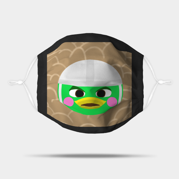 Scoot ACNH w/ Background Scoot Mask TeePublic