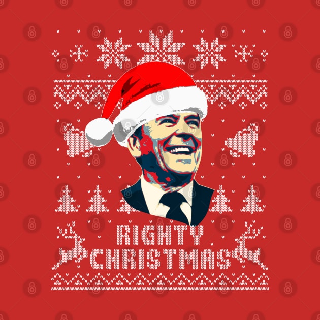 Ronald Reagan Right Christmas by Nerd_art