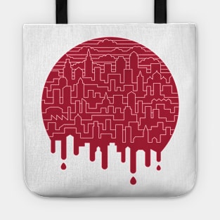 Painted Red Tote