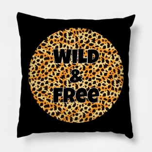 Animal Print Pattern - Leopard Print - Wild and Free Pillow