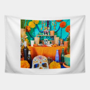Day of the Dead Altar Tapestry