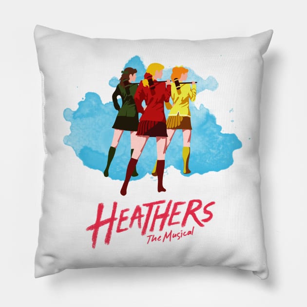 Heathers Minimalist Pillow by DanMcG2018