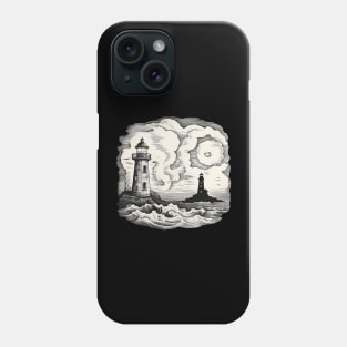 Lighthouse in a Gloomy Weather Phone Case