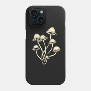 Tall Mushrooms || Mustard Yellow Phone Case