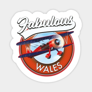 Fabulous Wales travel patch. Magnet