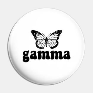 gamma butterfly Pin