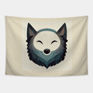 Cute Wolf Design Tapestry