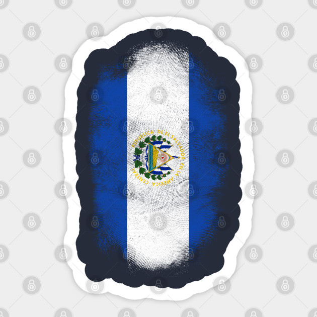 Distressed El Salvador Country Flag Pride El Salvadoran Hoodie Pullover