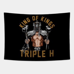 Triple H King Of Kings Tapestry