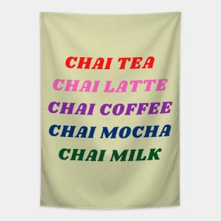 Chai Beverages Tapestry