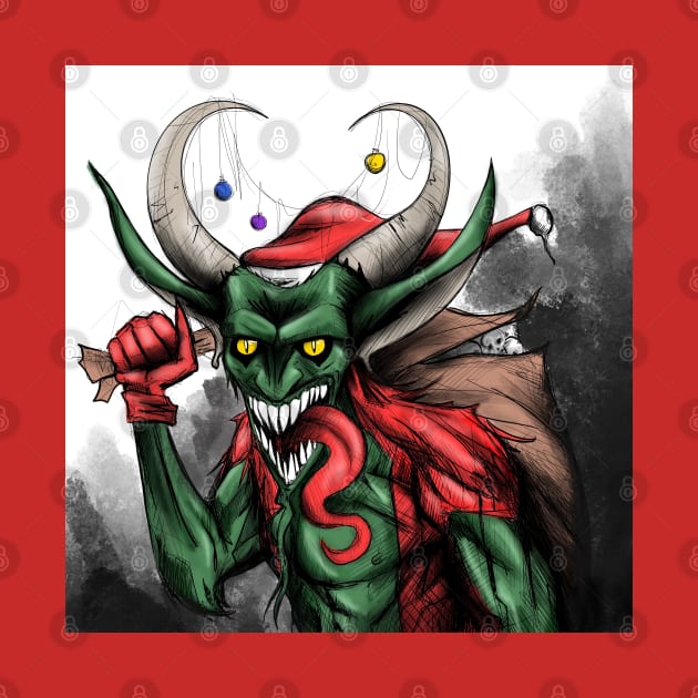 the dark santa claus krampus by jorge_lebeau