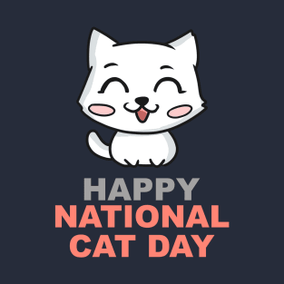 National Cat Day 2019 T-Shirt