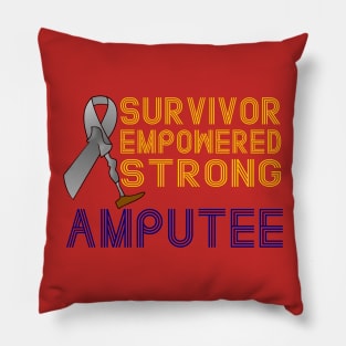 Encouraging Amputee Design Pillow