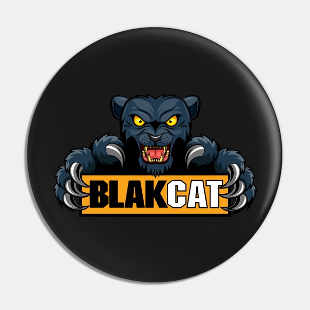 BLAKCAT Logo Pin by GeeksterInk