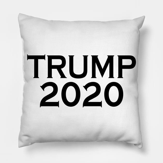 Trump 2020 Pillow by Milaino