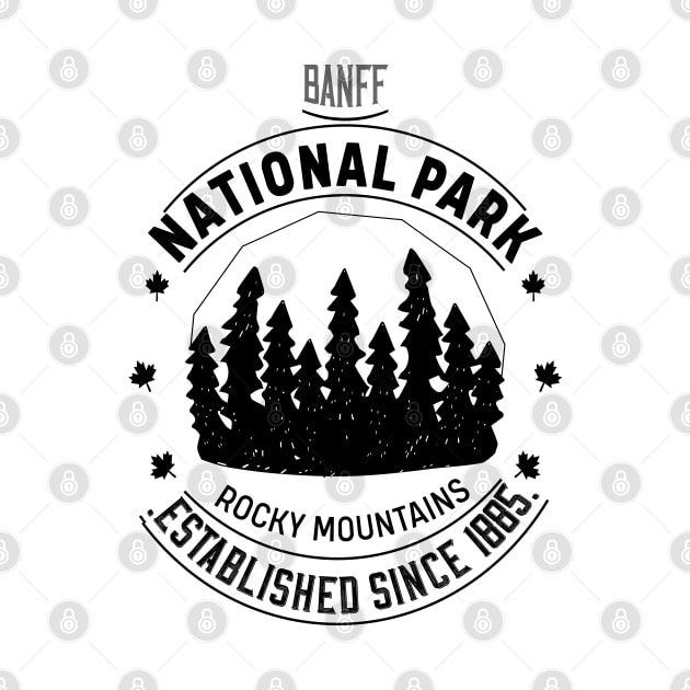 Retro Banff National Park by Alexander Luminova