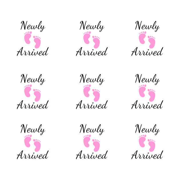 Newly Arrived - Pink New Baby Girl Shower Favor Pack by IlanaArt