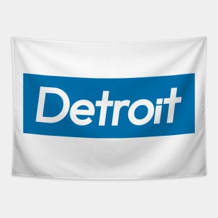 Detroit Blue Tapestry