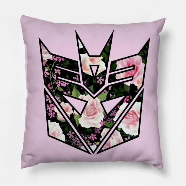 Floral Cons Pillow by SuperStarK