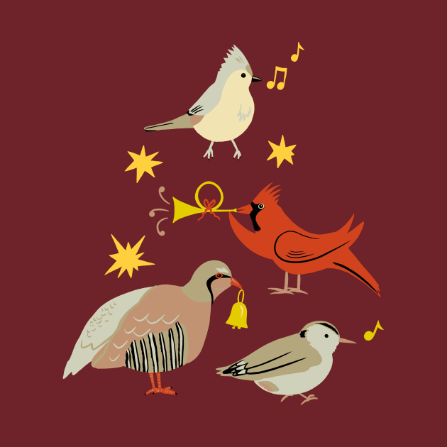 Holiday Birds by Das Brooklyn