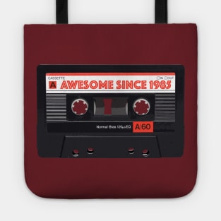 Classic Cassette Tape Mixtape - Awesome Since 1985 Birthday Gift Tote