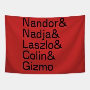 Nandor & Nadja & Laszlo & Colin & Gizmo Tapestry