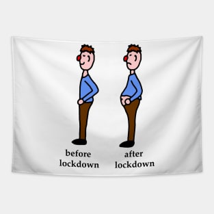 Before and after lockdown Tapestry