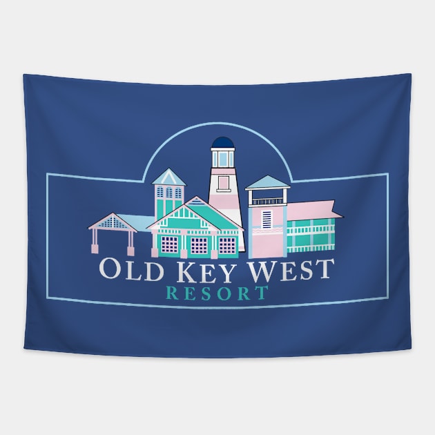 Old Key West Resort II Tapestry by Lunamis