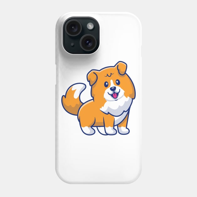 Cute Dog Cartoon Phone Case by Catalyst Labs