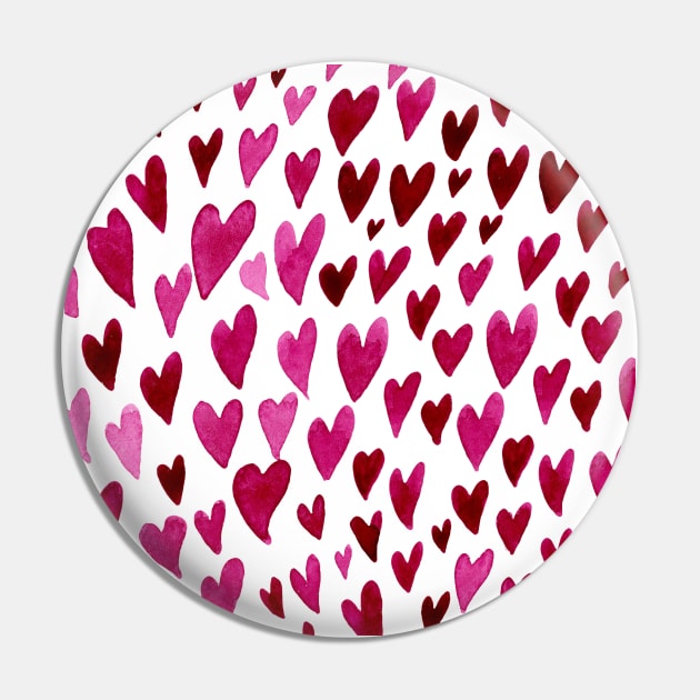 Valentines day hearts explosion - pink and red Pin by wackapacka