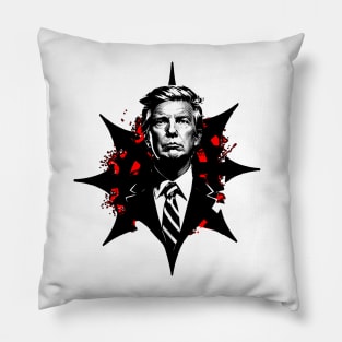 Trump & Chaos Star Pillow