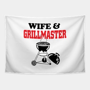 Wife And Grill Master Tapestry