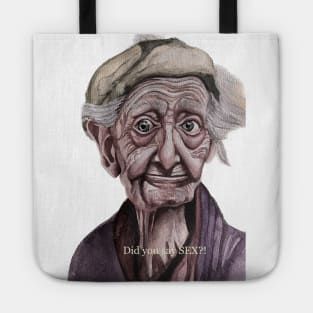 Funny old man Tote